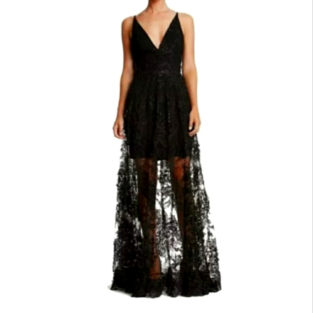 Dress the Population Lace Maxi Dress